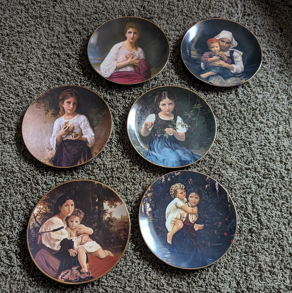 William a. Bouguereau plates